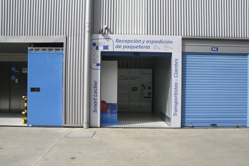 Recepción y expedición de paquetería Smartlocker en Espaciogeo Recepción y expedición de paquetería Smartlocker en Espaciogeo