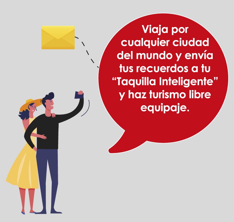 Viaja y envía tus recuerdos a tu SmartLocker Espaciogeo Viaja y envía tus recuerdos a tu SmartLocker Espaciogeo